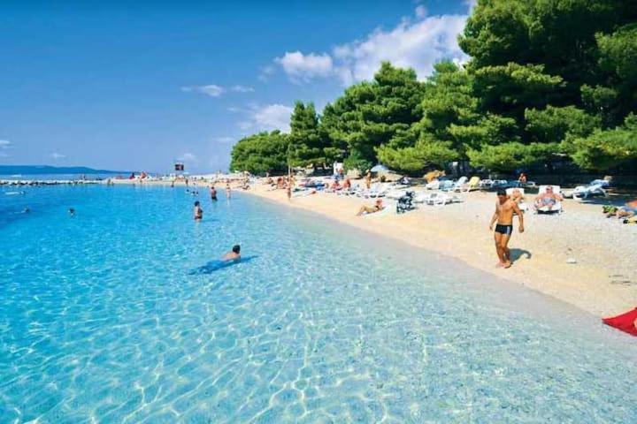 Chic Apartment Zoja Near Beach With Free Parking 马卡尔斯卡 外观 照片